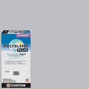 CUSTOM BUILDING PRODUCTS Polyblend Plus Indoor and Outdoor Platinum Non-Sanded Grout 10 lb PBPG11510